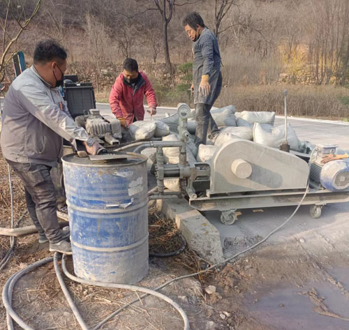 邵武路面下沉注浆